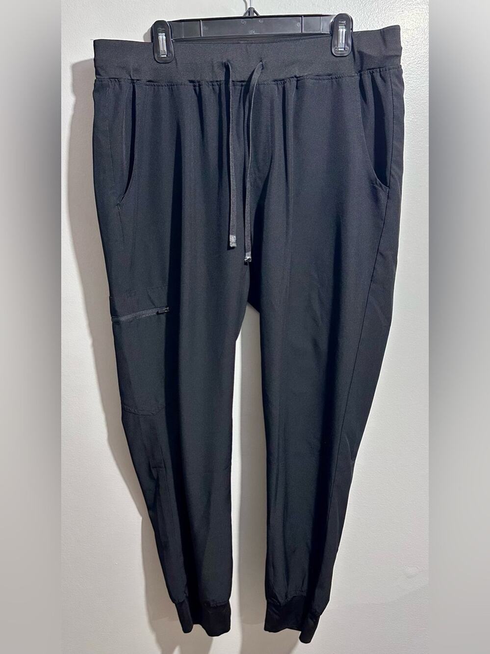 Black Drawstring Jogger Pants Size XL (1363)